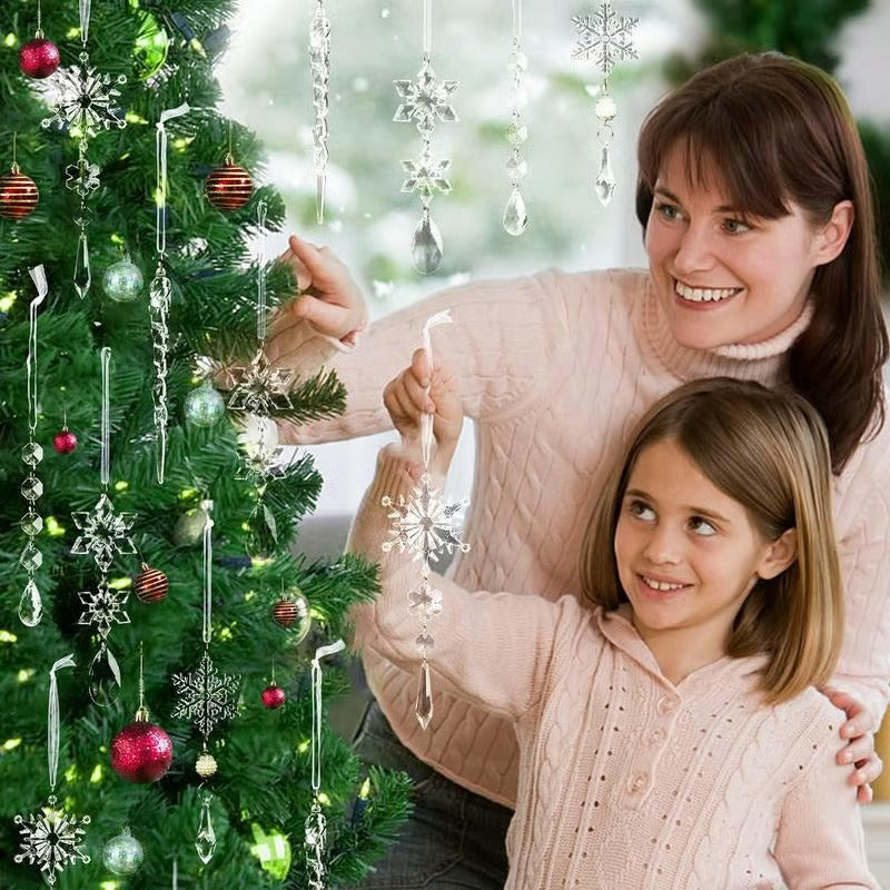 Kerstdecoratieset 18-delig — elegante glans voor elke kerstboom