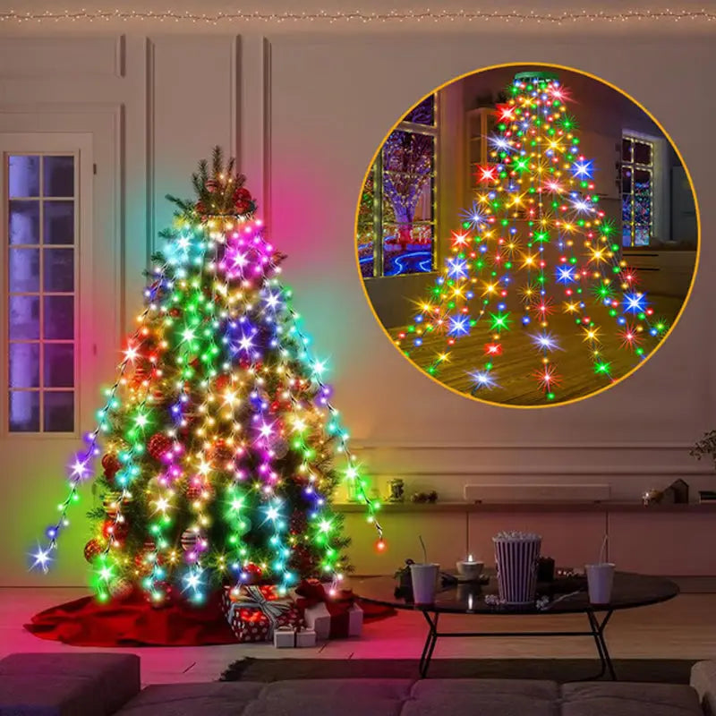 Watervalverlichting – Maak je kerstboom magisch en sfeervol