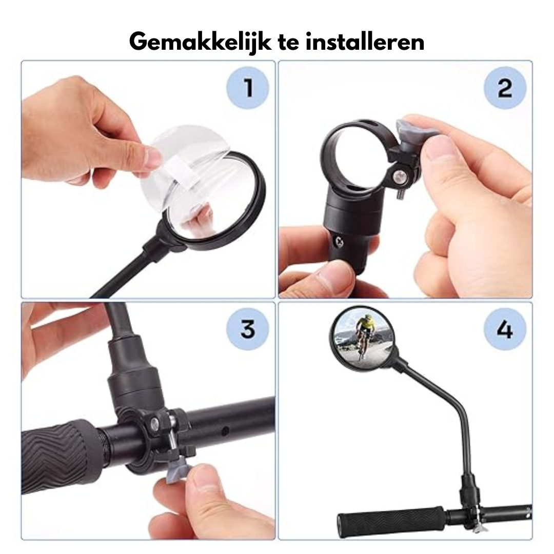 Veilige Fietsspiegel met Ultrahelder Breed Zicht