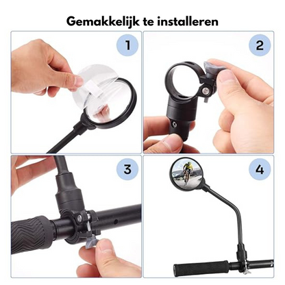 Veilige Fietsspiegel met Ultrahelder Breed Zicht
