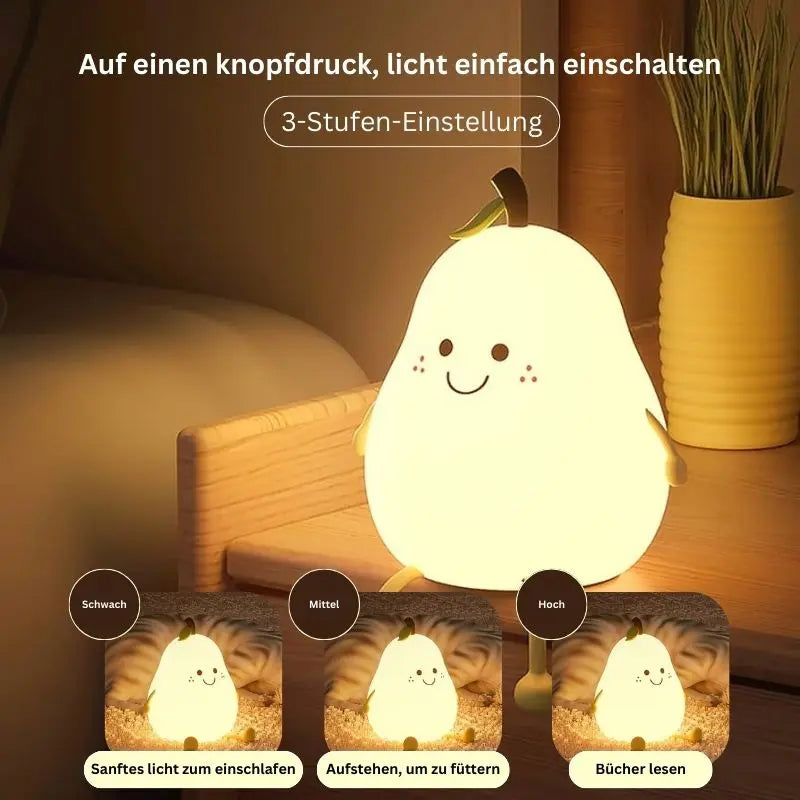 Siliconen nachtlamp – Zacht licht voor knusse, veilige nachten