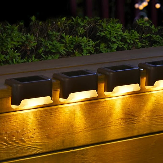 4 Stuks | Solar trapverlichting - weerbestendige verlichting voor veilige buitenruimtes