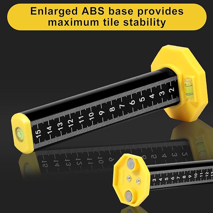 Precisiehoogtemeter — Magnetische basis met ingebouwde waterpassen