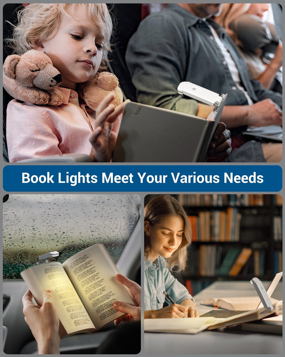USB leeslamp — zacht licht voor comfortabel nachtelijk lezen