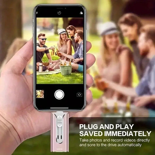 Multifunctionele USB-stick voor iPhone, Android en PC-back-up