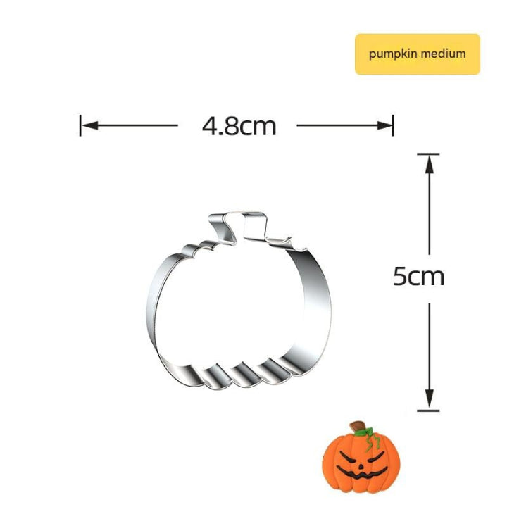 Grote Halloween Uitstekerset – 7-delige RVS Vormpjes voor Koekjes, Pannenkoeken & Fruit