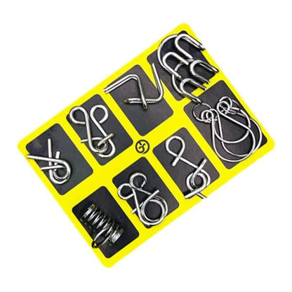 Metaaldraad Puzzelset – Duurzame Educatieve Draadbreinbrekers