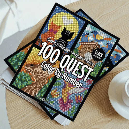 Creatief mozaïek kleurboek — 100 prachtige patronen om in te kleuren