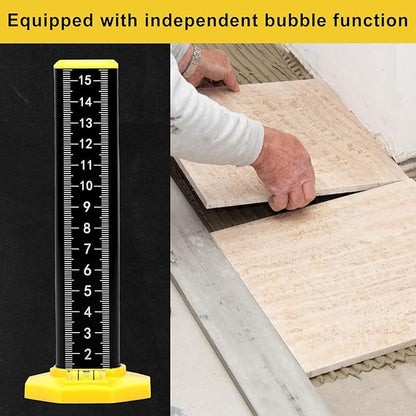Precisiehoogtemeter — Magnetische basis met ingebouwde waterpassen