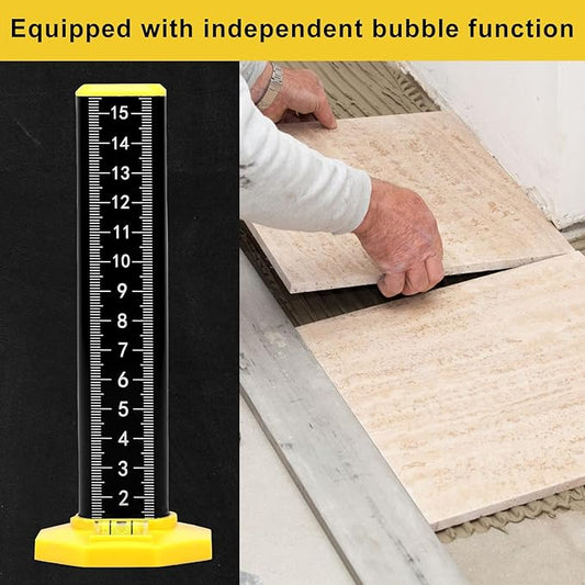 Precisiehoogtemeter — Magnetische basis met ingebouwde waterpassen