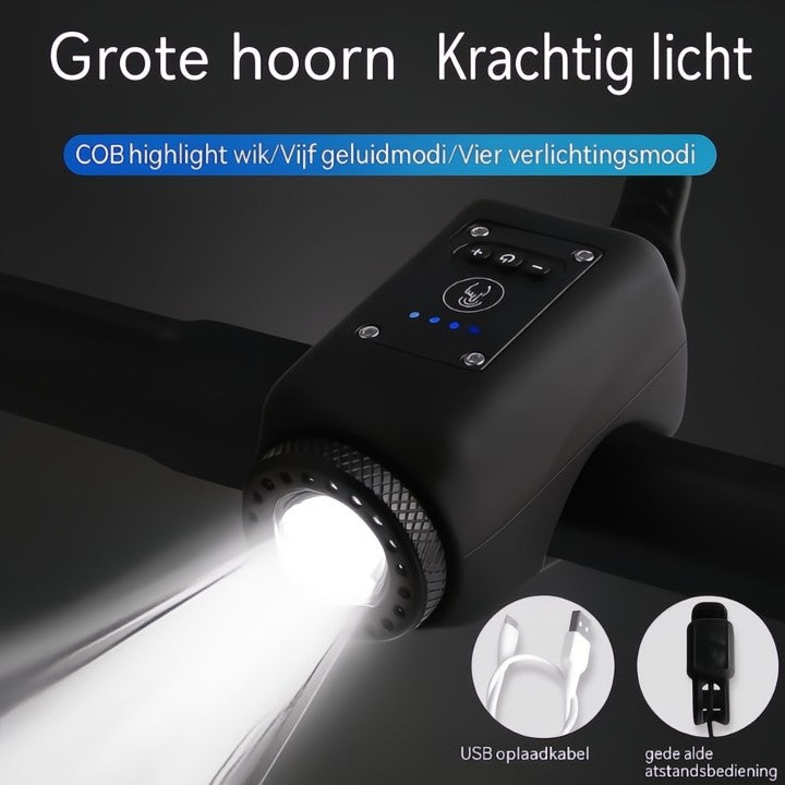 Fietshorn met krachtig geluid – hoorbaar op grote afstand