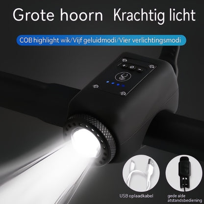 Fietshorn met krachtig geluid – hoorbaar op grote afstand