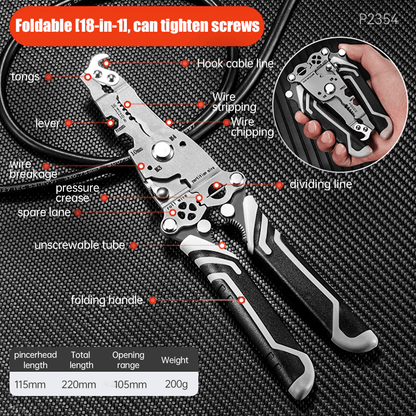 18-in-1 Multitool – krachtig, compact & altijd binnen handbereik
