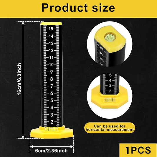 Precisiehoogtemeter — Magnetische basis met ingebouwde waterpassen