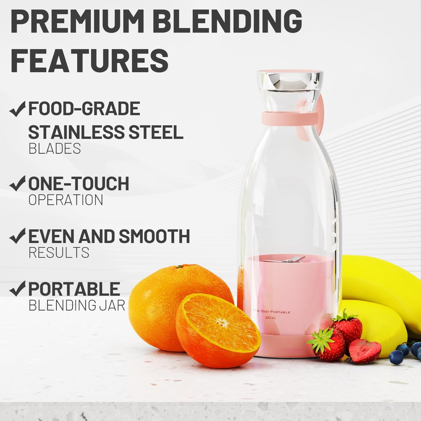Draagbare blender — geniet overal van verse smoothies