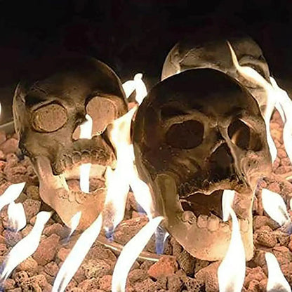 Vuurvaste keramische schedel – Creeer magische griezelvuren