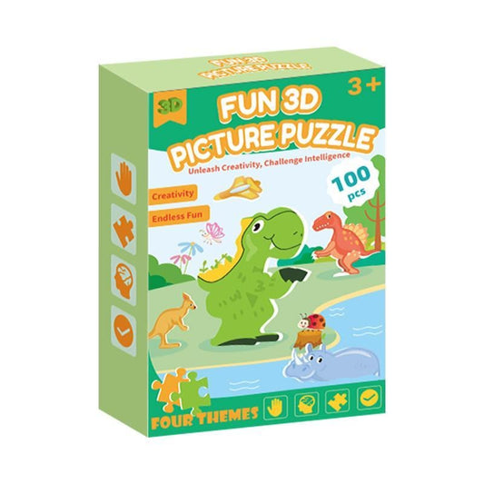 100-delige set dierenfiguren – educatief speelgoed ter bevordering van de creativiteit van kinderen