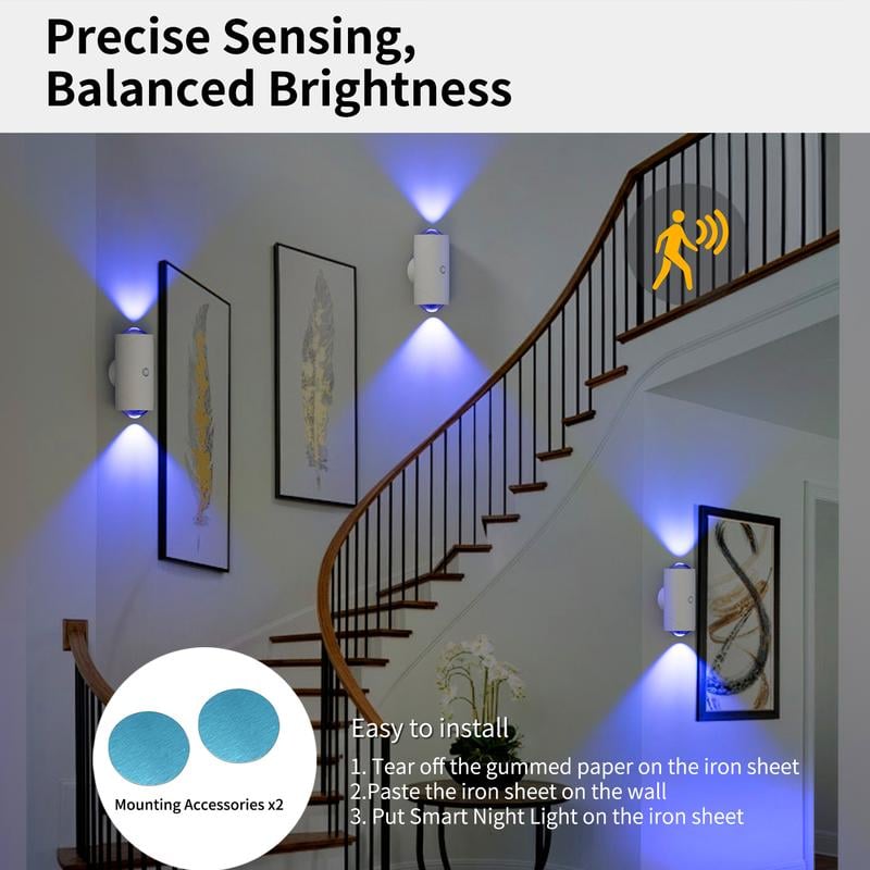 Slimme led-nachtlamp — zacht licht voor veilige nachten