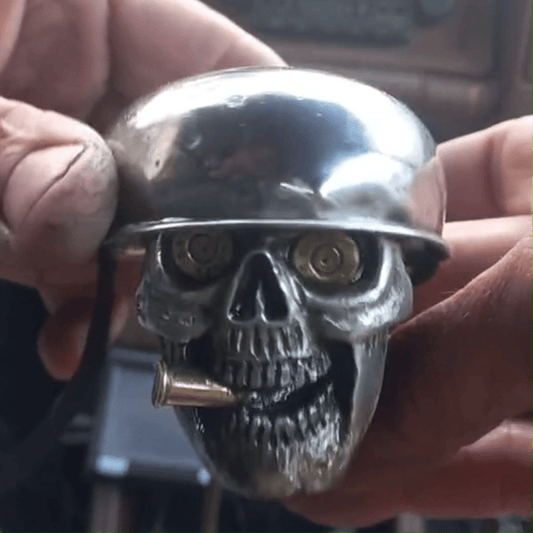 Skull Soldiers versnellingspookknop van chroomlegering