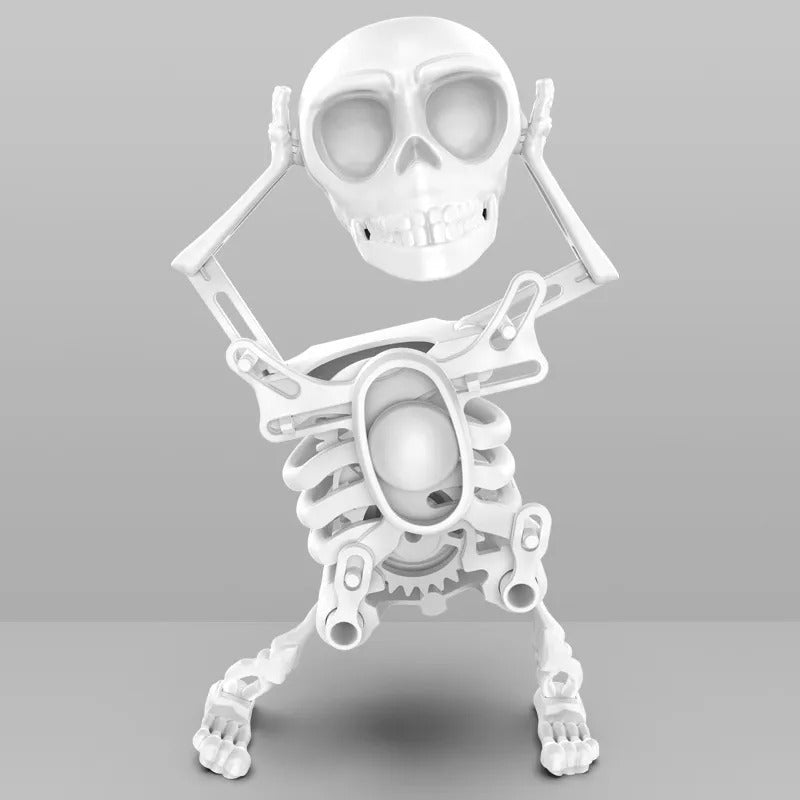 Dansend Skeletfiguur – Gloeiende Dansdecoratie met Speelse Gloed