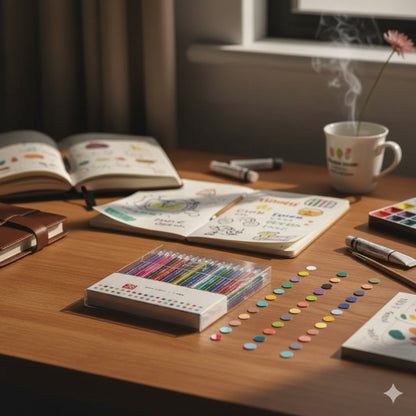 Glitter Gelpennen met Sneldrogende Sprankelinkt