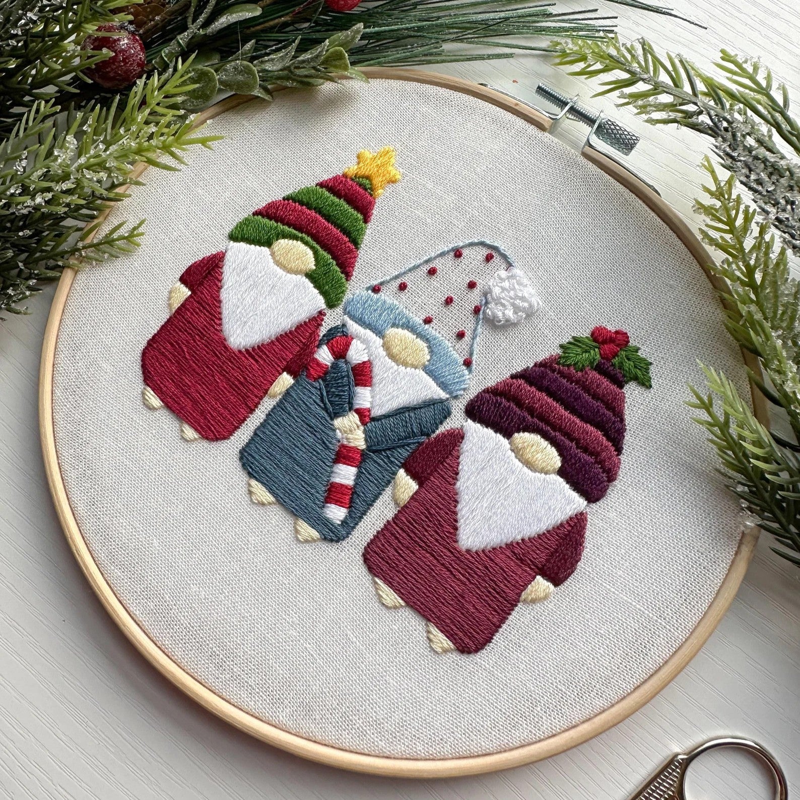 Kerstkabouter borduurset – Mivoza Nederland