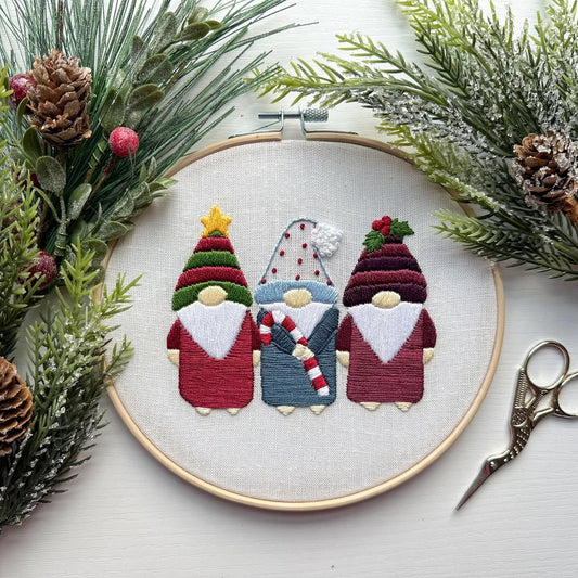 Kerstkabouter borduurset – Mivoza Nederland