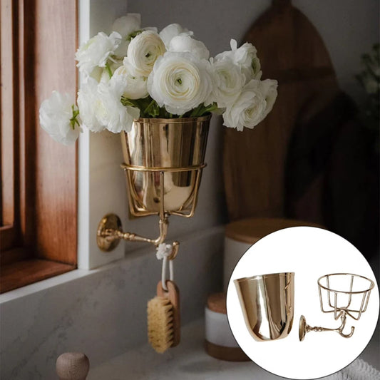 Decoratieve muurcontainer vintage — voor bloemen, post, linnen en bestek