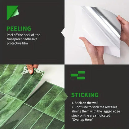 3D muurstickers tegels — betaalbaar alternatief voor tegelinstallatie