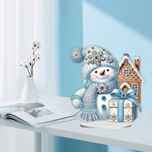 Doe-het-zelf knutselkit diamant schilderij — gepersonaliseerde sieraden voor de kerstboom