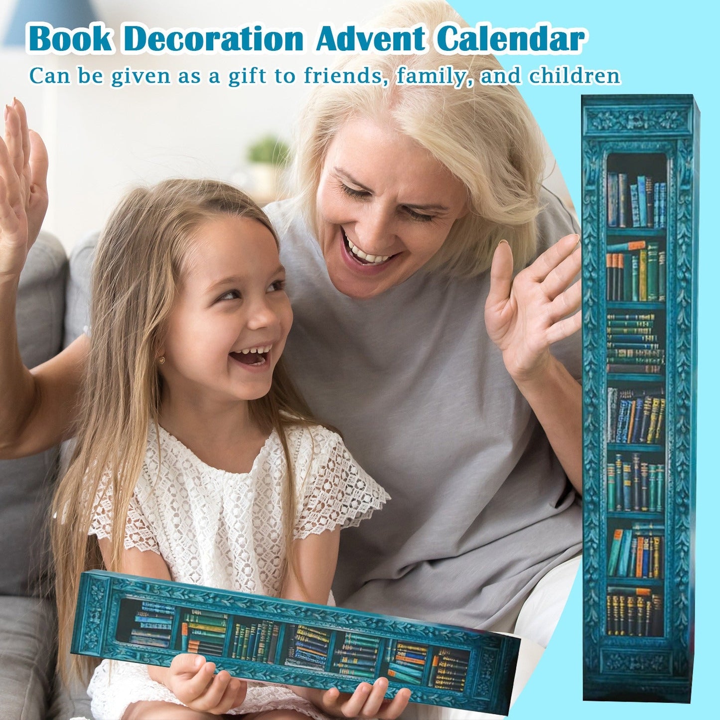 Mini boeken adventskalender – Totaal 25 dagen leesplezier