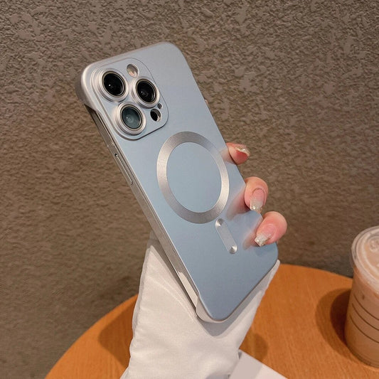Randloos iPhone-hoesje met magnetische grip