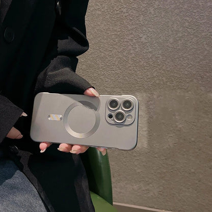 Randloos iPhone-hoesje met magnetische grip