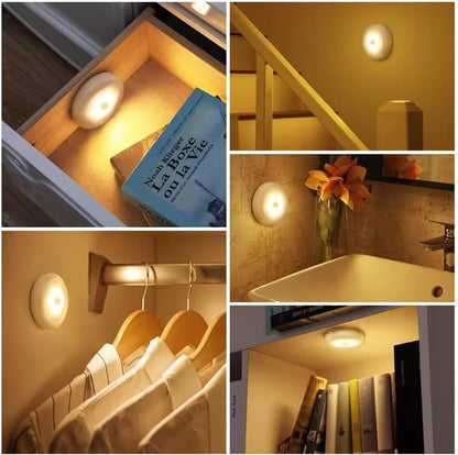Nachtlampje met bewegingssensor — uw lichtgids voor donkere trappen en kamers 2-pack