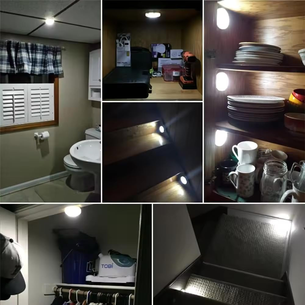 Nachtlampje met bewegingssensor — uw lichtgids voor donkere trappen en kamers 2-pack