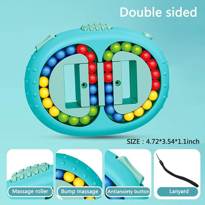 Draaiende bonen fidget puzzel — bevordert logica & kleurperceptie