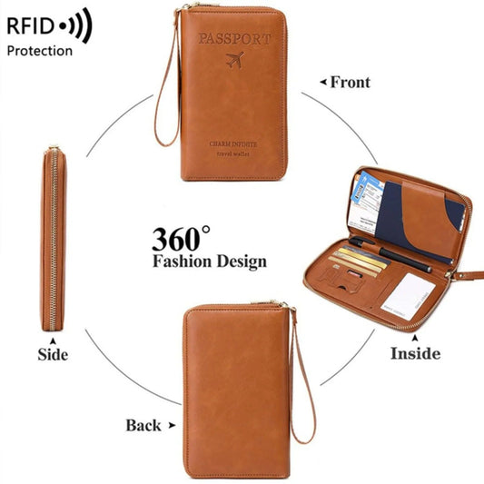 Reisebrieftasche mit RFID-Blocker — Sicher gegen unerlaubte Scans Mivoza Deutschland