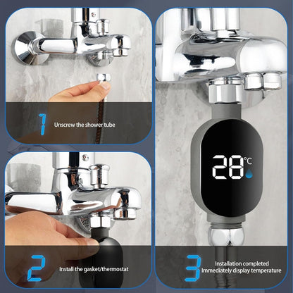 Digitale douchethermometer — perfecte watertemperatuur tijdens de winter