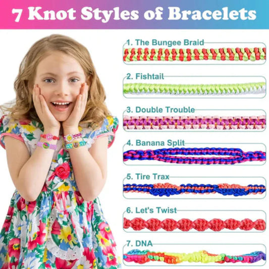 DIY armband vlechtset — maak 7 verschillende armbandstijlen