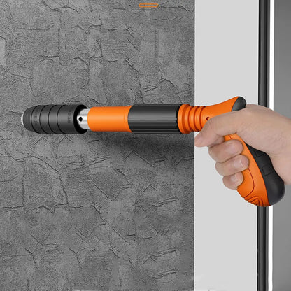 Professionele houtspijkerpistool — met sterke geluidsdemper voor bouw & werkplaats