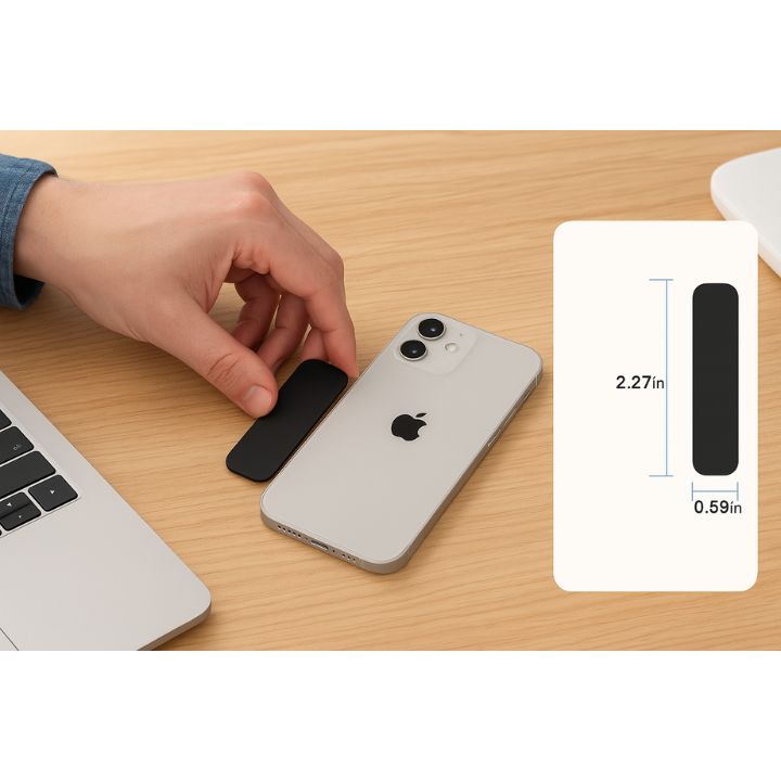 Slanke zelfklevende telefoonhouder voor eenvoudig handsfree gebruik