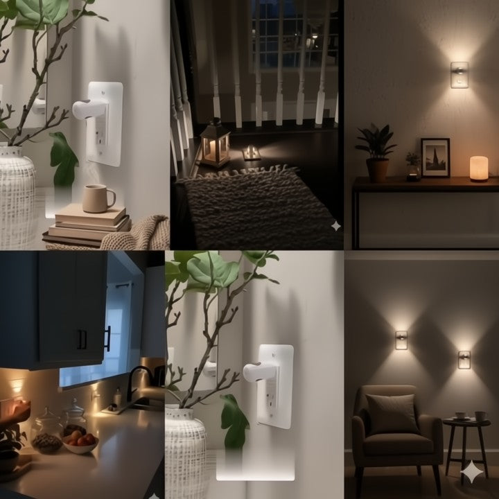 Zacht LED Nachtlampje Stopcontact: Warm Licht & Veiligheid in Huis