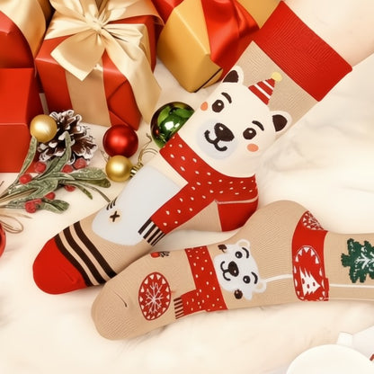 Luxe Kerstsokken Adventskalender: 24 Dagen Warmte & Stijl voor de Feestdagen