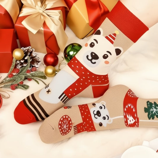 Luxe Kerstsokken Adventskalender: 24 Dagen Warmte & Stijl voor de Feestdagen