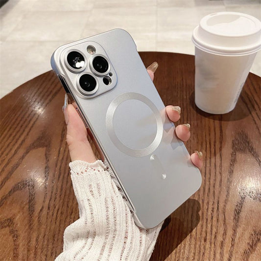 Randloos iPhone-hoesje met magnetische grip