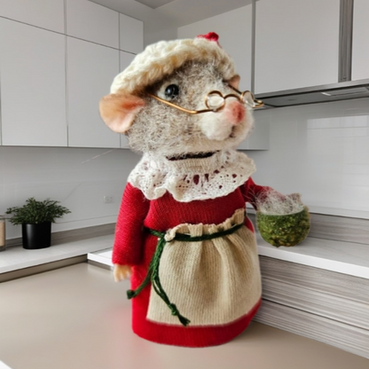 1+1 GRATIS | Handgemaakte vilten muis – Een vleugje magie voor jouw huis!