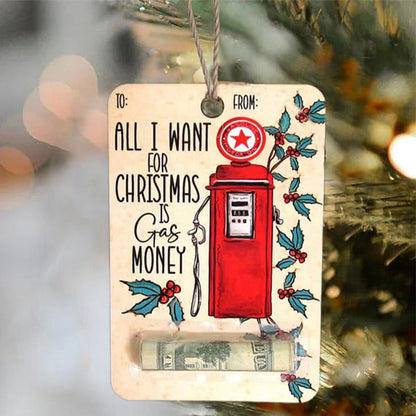 Geldkaart houder kerst — perfect voor contante cadeaus
