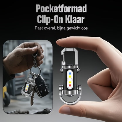 Sleutelhanger zaklamp — perfect voor autopech en noodsituaties