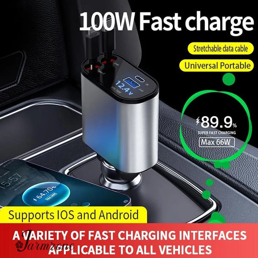 Ultieme snellader voor in de auto — Een revolutie in uw oplaadervaring