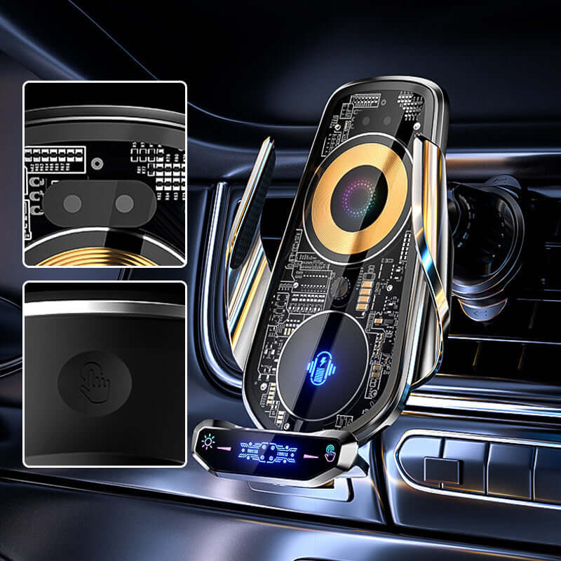 PhoneDock™ Draadloze Oplader Telefoonhouder Auto